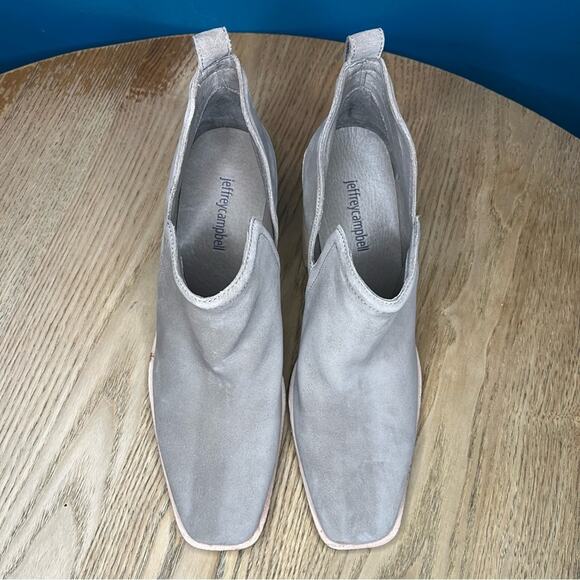New! Jeffrey Campbell Rosee Suede Bootie Square Toe Western Women’s Size 10 - Picture 7 of 10